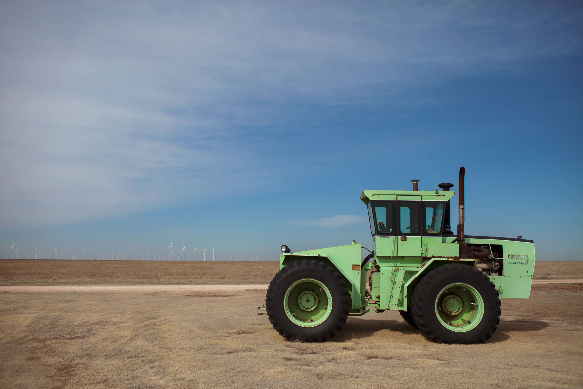 Tractor in the Texas Panhandle